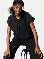 SWEAT SLEEVELESS HOODIE