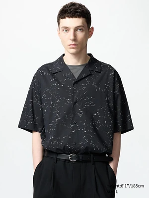 MODAL COTTON OPEN COLLAR SHIRT