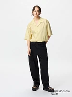 MODAL COTTON OPEN COLLAR SHIRT