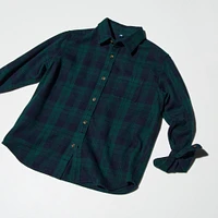 FLANNEL CHECKED LONG SLEEVE SHIRT