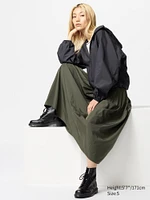 VOLUME GATHER SKIRT