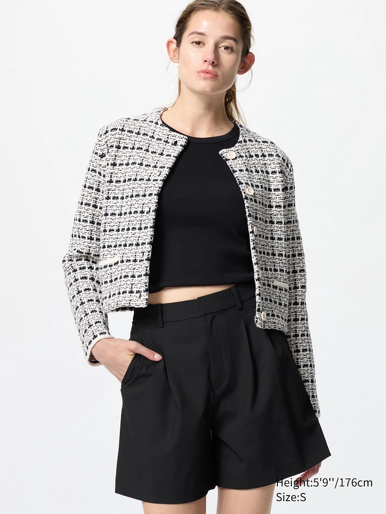 KNITTED SHORT JACKET