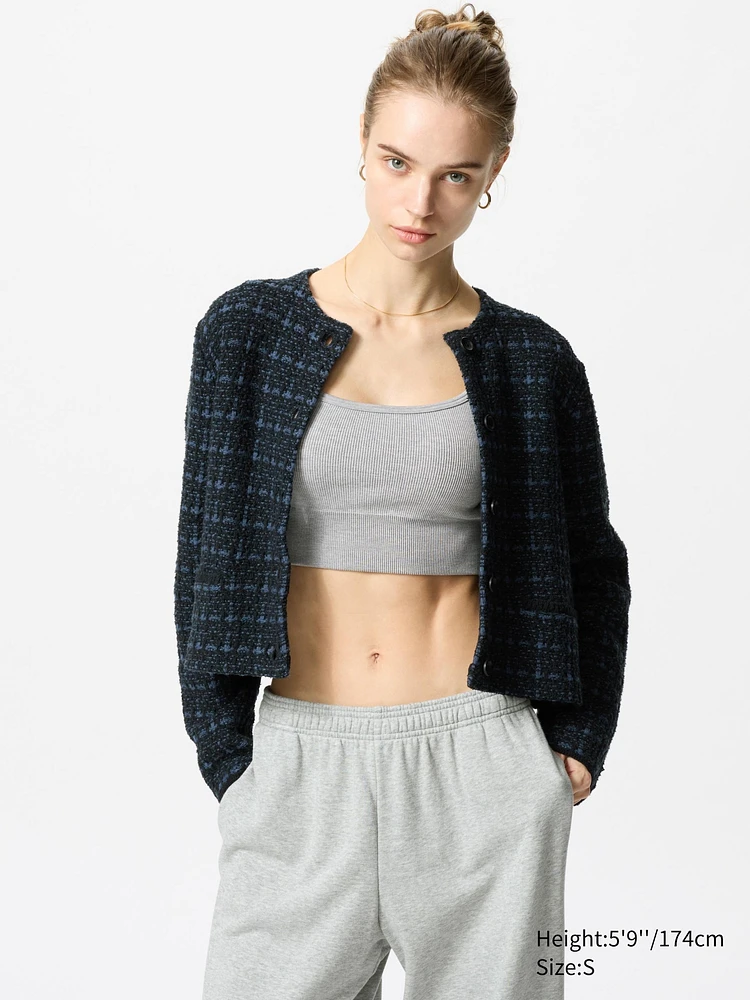 KNITTED SHORT JACKET