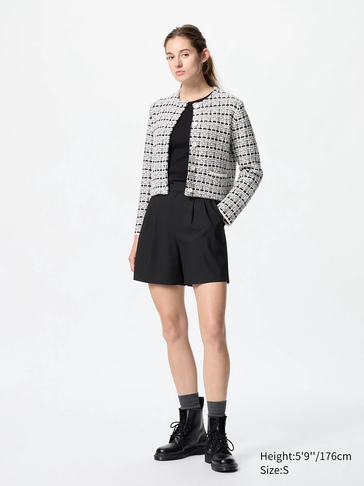 KNITTED SHORT JACKET