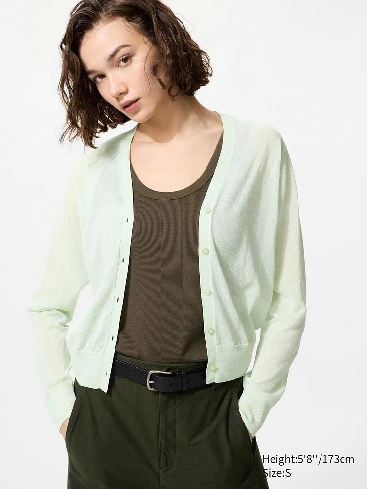 LIGHT V NECK CARDIGAN