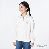 SANRIO HALF-ZIP PULLOVER SWEATSHIRT