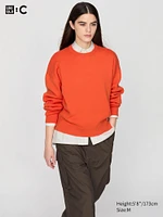 SMOOTH COTTON CREW NECK SWEATER