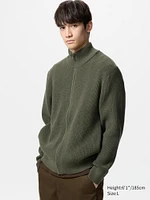 MIDDLE GAUGE FULL-ZIP SWEATER