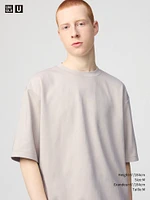 AIRism COTTON OVERSIZED CREW NECK T-SHIRT