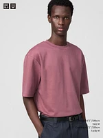AIRism COTTON OVERSIZED CREW NECK T-SHIRT
