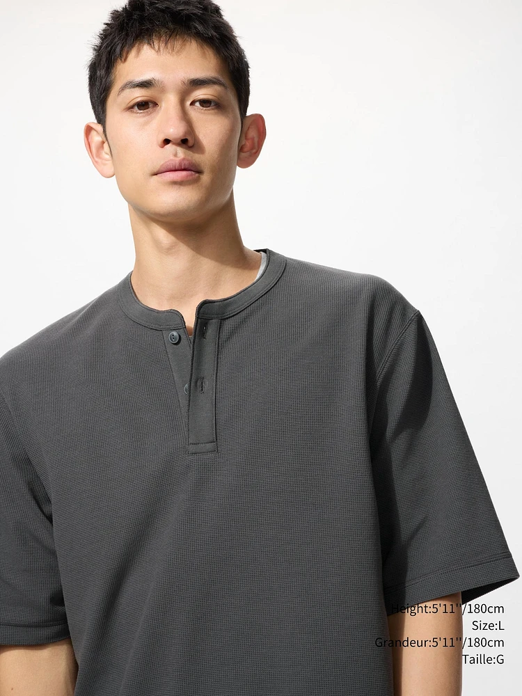 WAFFLE HENLEY T-SHIRT