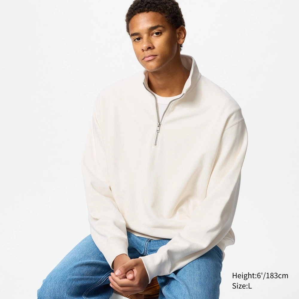 HALF-ZIP SWEATSHIRT