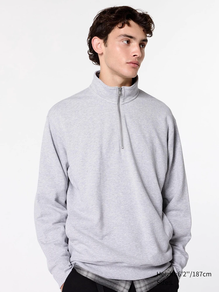 HALF-ZIP SWEATSHIRT