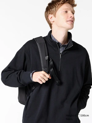 HALF-ZIP SWEATSHIRT