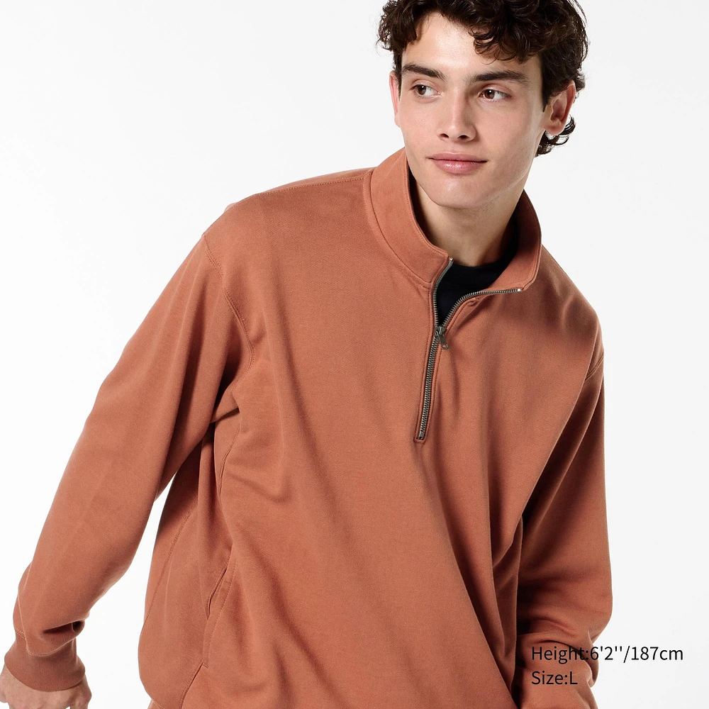 HALF-ZIP SWEATSHIRT