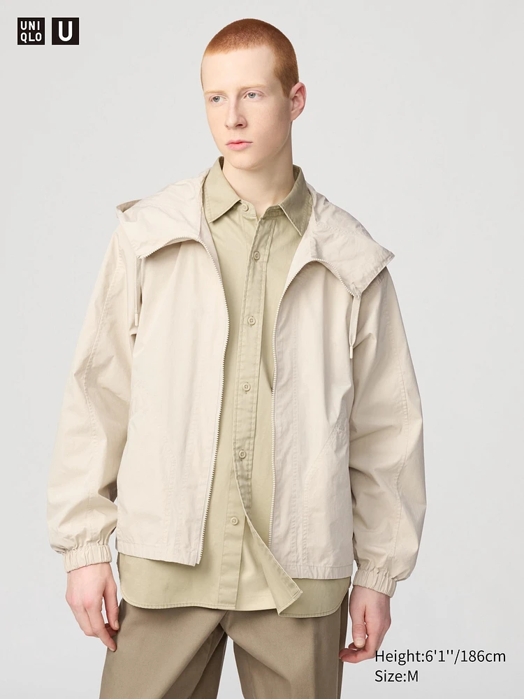 HOODED BLOUSON