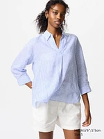 PREMIUM LINEN SKIPPER COLLAR SHIRT