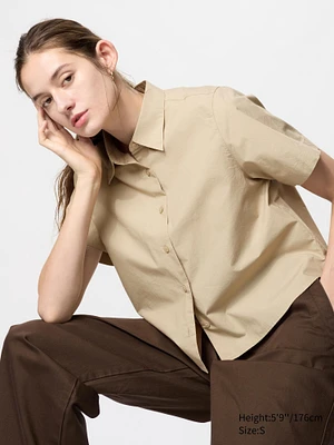 COTTON SHORT LENGTH SHIRT