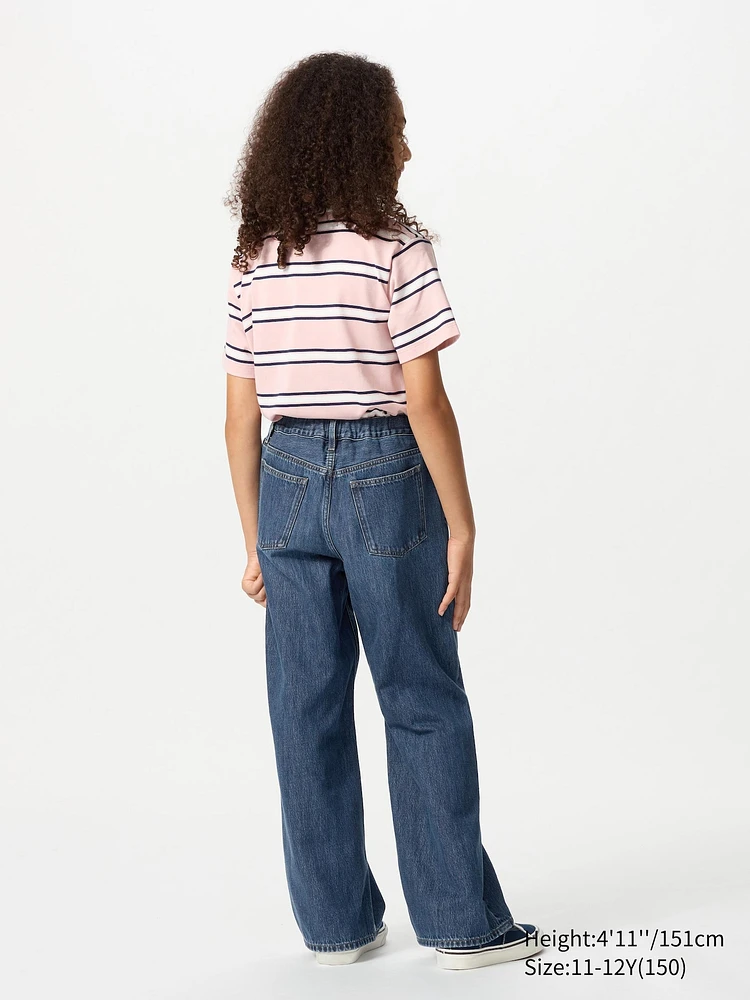 WIDE FIT STRAIGHT JEANS