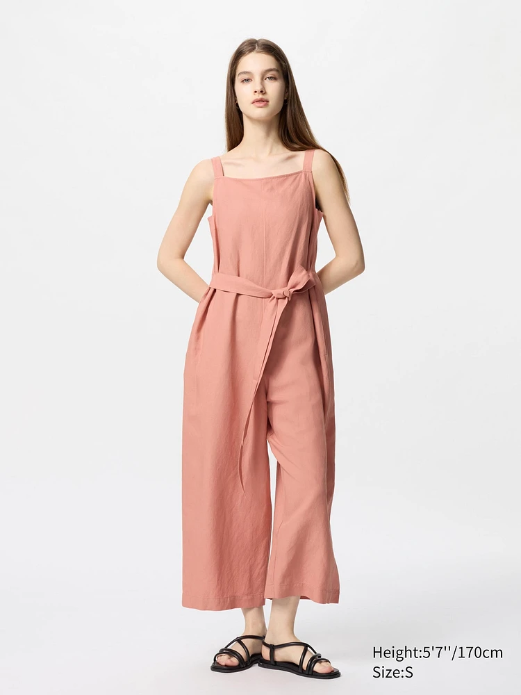 LINEN BLEND JUMPSUIT