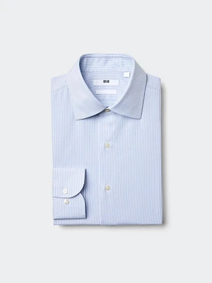 SUPER NON IRON SLIM FIT SHIRT | SEMI-WIDE COLLAR