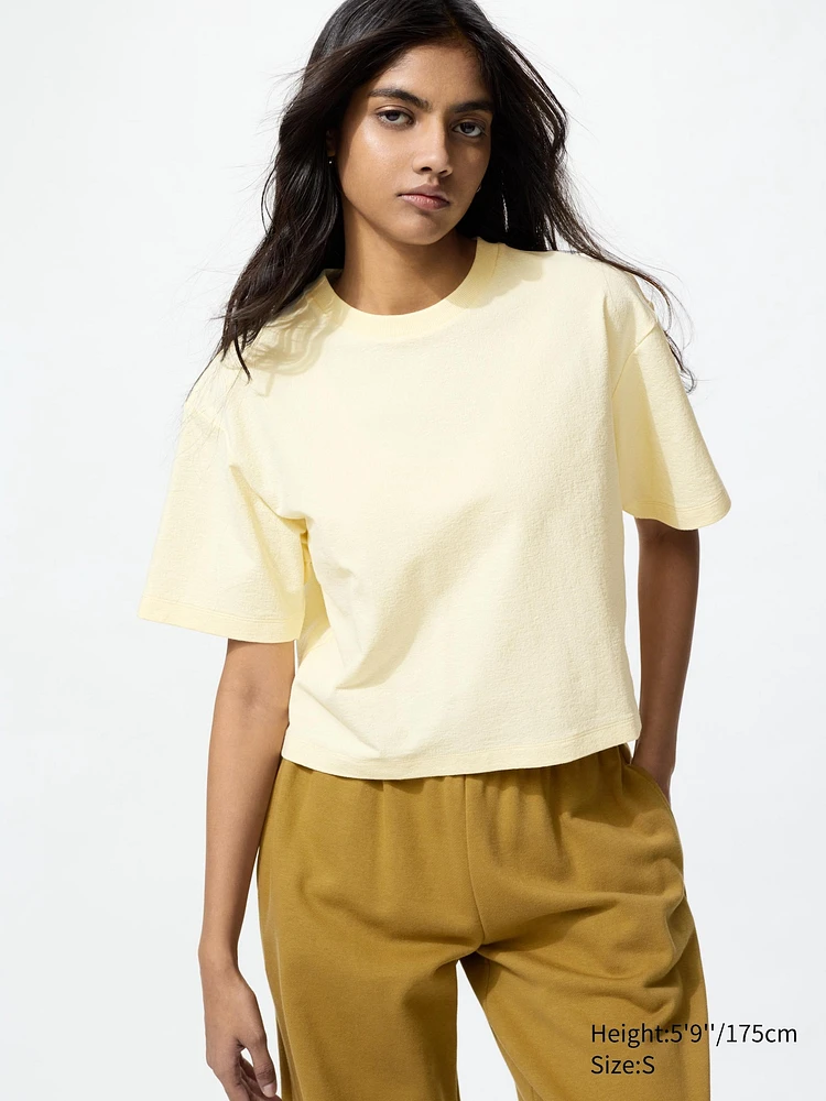 TEXTURED JERSEY T-SHIRT