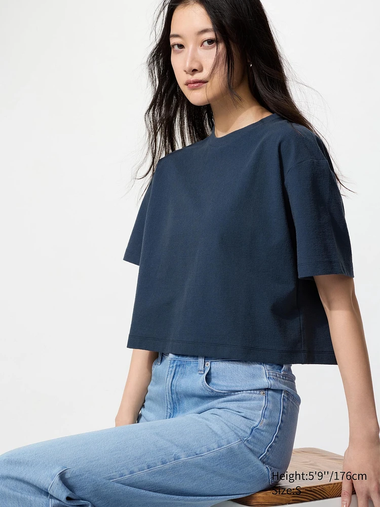 TEXTURED JERSEY T-SHIRT