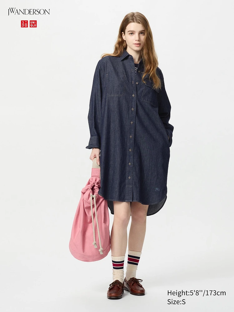 DENIM SHIRT DRESS