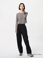 AIRism SOFT CROPPED T LONG SLEEVE