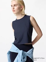 AIRism SOFT RIBBED T SLEEVELESS