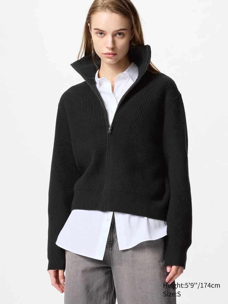 FULL ZIP CARDIGAN