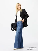 DRAPEY WIDE FLARE JEANS