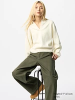 SMOOTH COTTON RELAXED POLO SWEATER