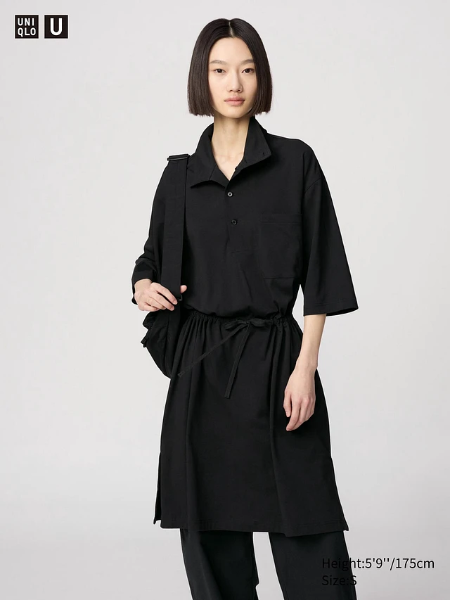 black jersey tunic dress Black Long Jersey Tunic