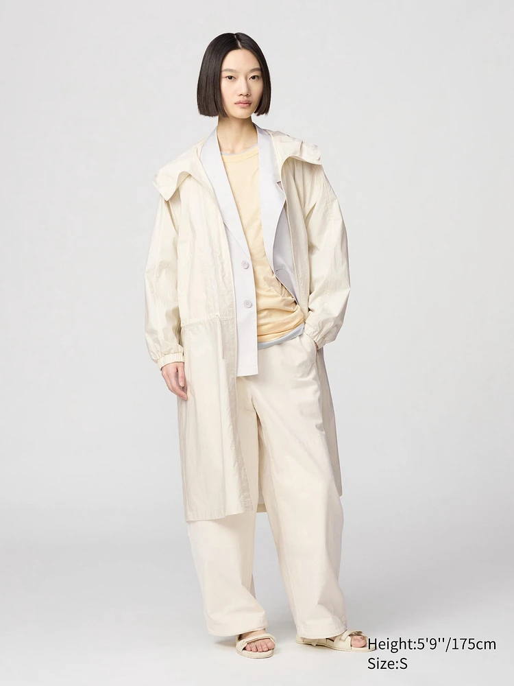 COTTON HOODED COAT
