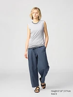 SUPIMA COTTON SHEER LONG T-SHIRT | SLEEVELESS