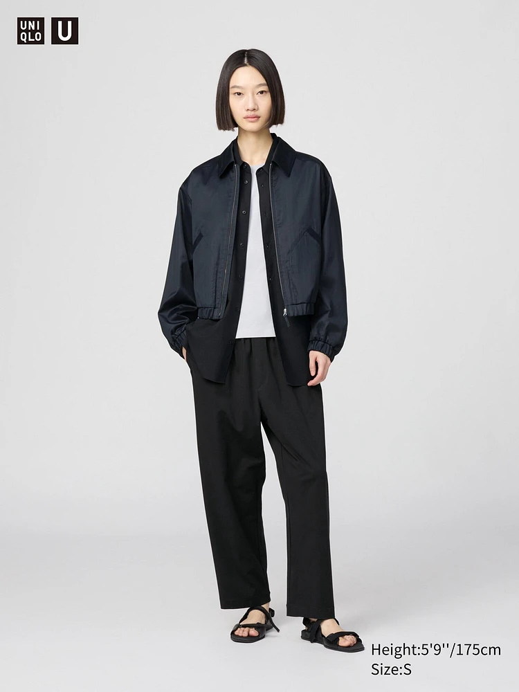 JERSEY GATHERED PANTS