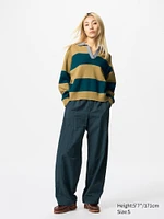 SMOOTH COTTON RELAXED POLO SWEATER