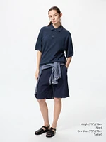 WASHABLE KNITTED POLO SWEATER