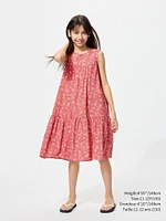 PRINTED TIERED DRESS