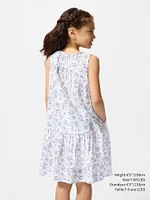 PRINTED TIERED DRESS