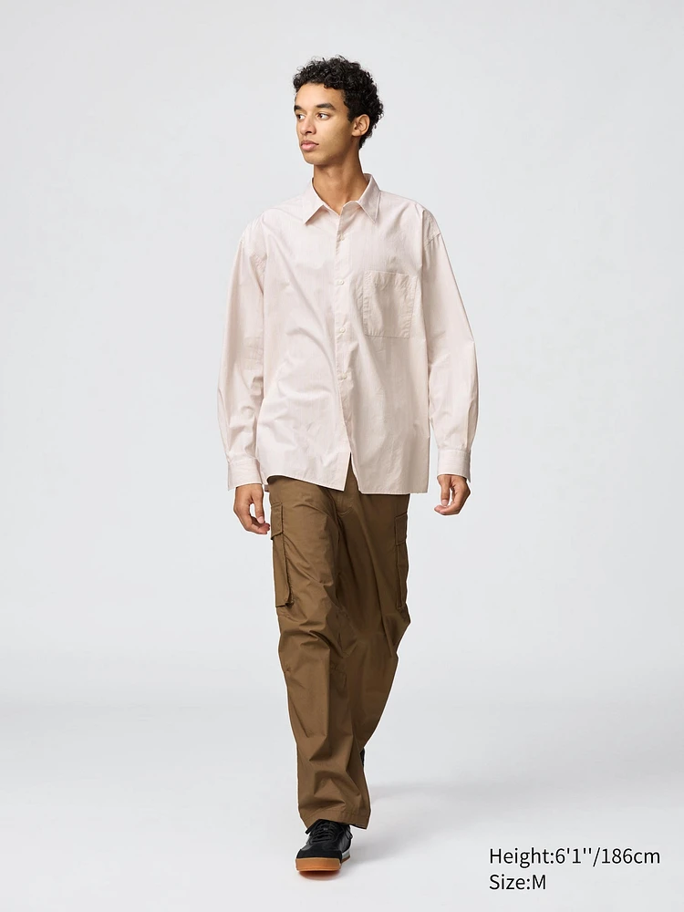 BROADCLOTH OVERSIZED SHIRT