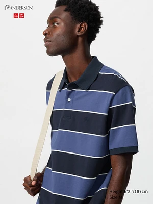 DRY PIQUE STRIPED POLO SHIRT