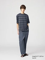 AIRism COTTON OVERSIZED STRIPED T-SHIRT