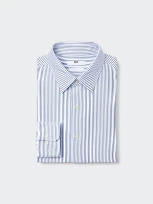 SUPER NON IRON JSERSEY SLIM FIT SHIRT | STRIPED | REGULAR COLLAR