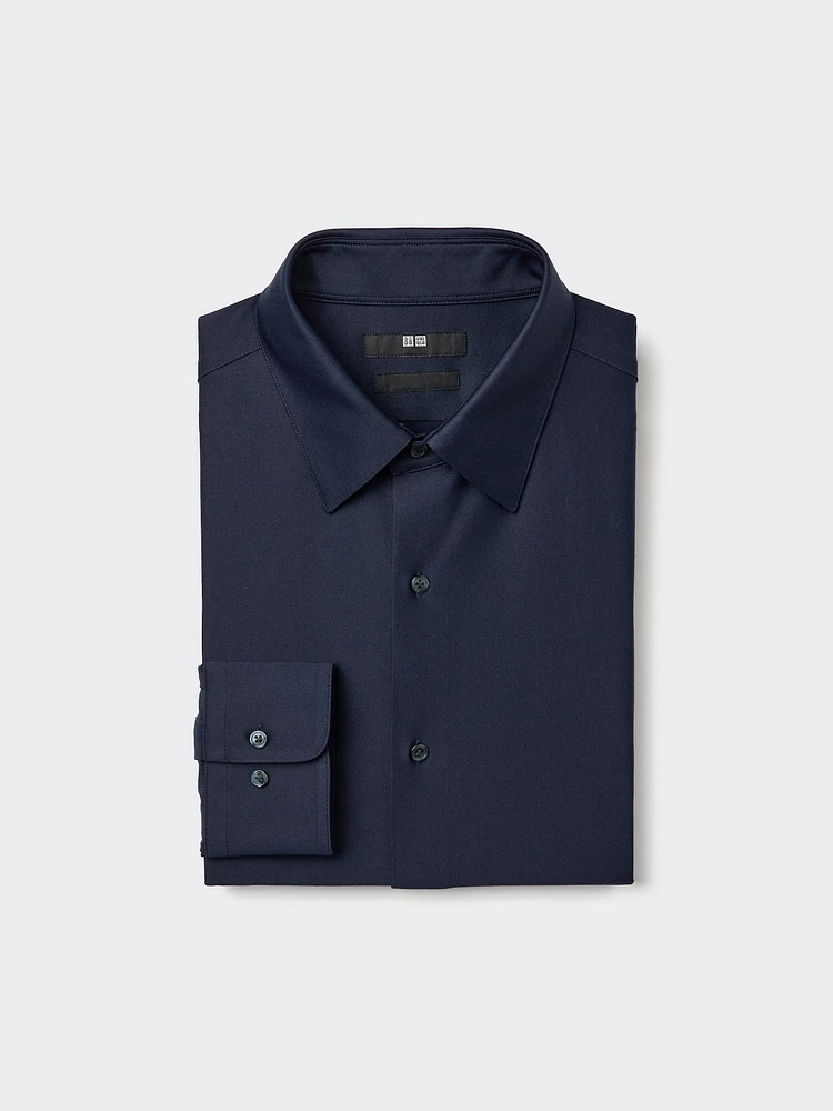 SUPER NON IRON JERSEY SLIM FIT SHIRT LONG SLEEVE
