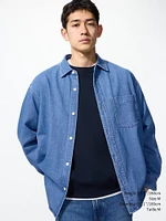 DENIM OVERSHIRT LONG SLEEVE
