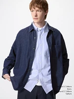 DENIM OVERSHIRT LONG SLEEVE