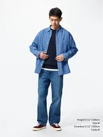 DENIM OVERSHIRT LONG SLEEVE