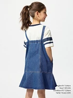 DENIM JUMPER DRESS